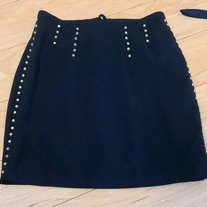 H&M black mini skirt